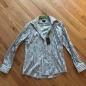 mens button down work shirt floral